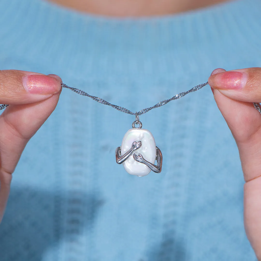 To My Mother "I love you mom" Hug Necklace sold by SARAH'S WHISPER product image thumbnail 4