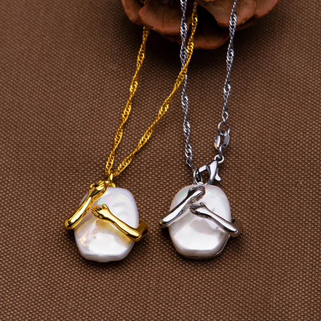 To My Mother "I love you mom" Hug Necklace sold by SARAH'S WHISPER product image thumbnail 5