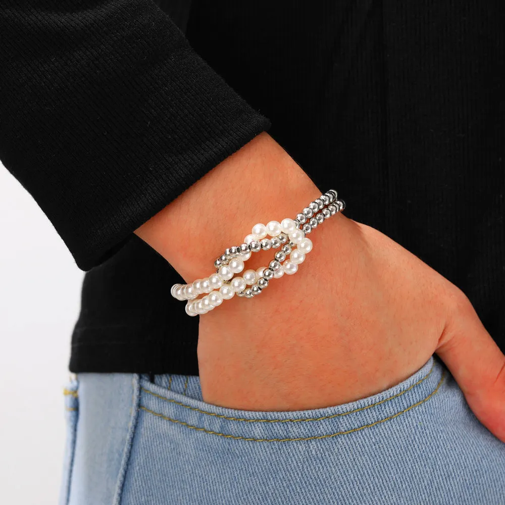 To My Granddaughter "Forever Linked Together" Pearl Braclet sold by SARAH'S WHISPER product image thumbnail 3
