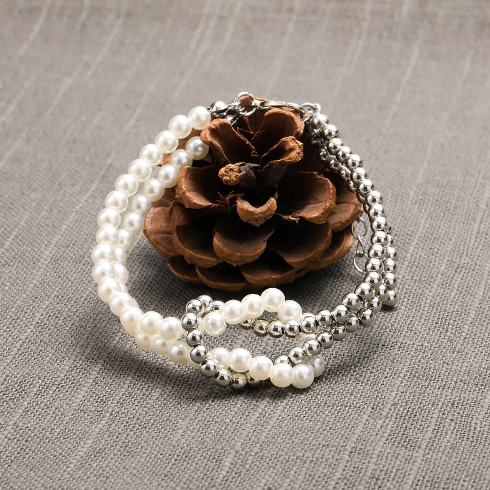 To My Granddaughter "Forever Linked Together" Pearl Braclet sold by SARAH'S WHISPER product image thumbnail 4
