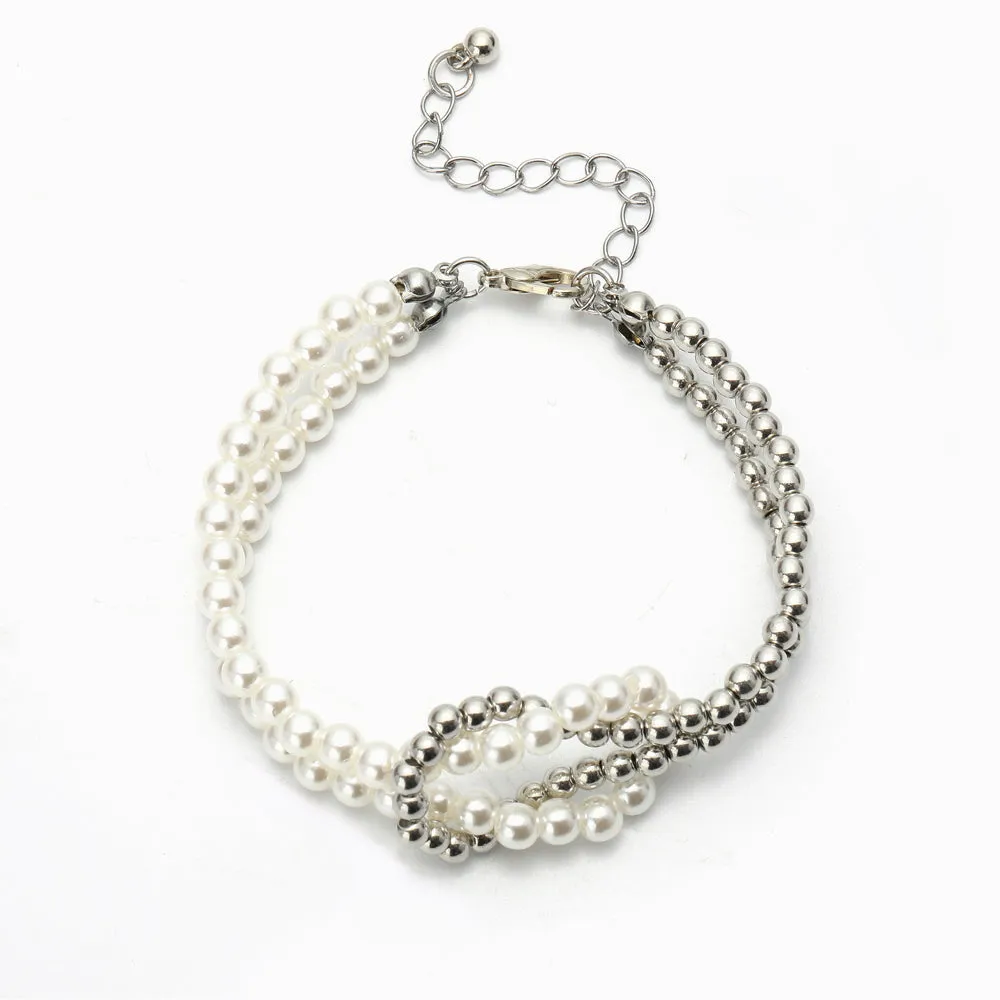 To My Granddaughter "Forever Linked Together" Pearl Braclet sold by SARAH'S WHISPER
