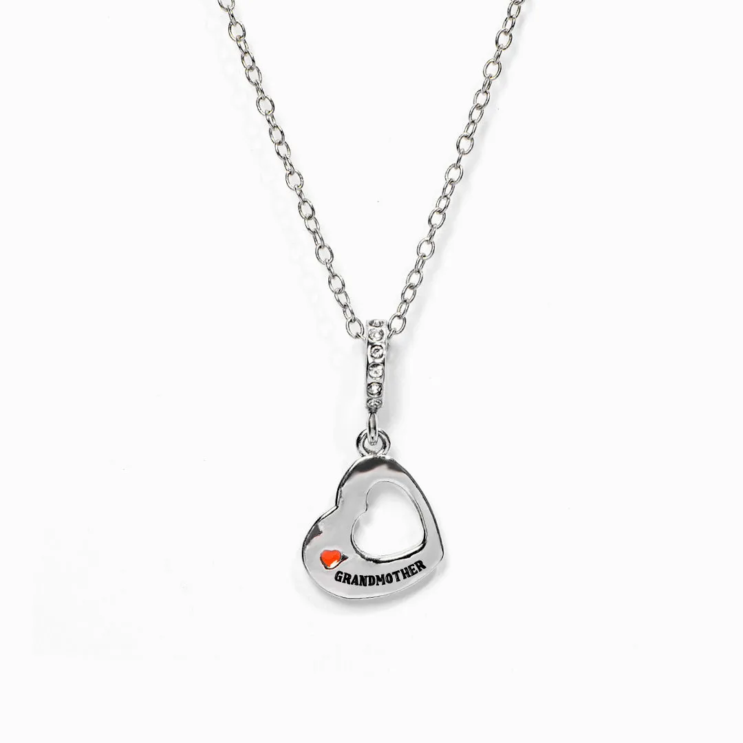 To My Granddaughter "you will always be in my heart" Heart Necklace sold by SARAH'S WHISPER