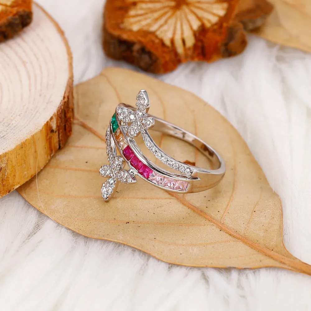 "I'm growing" Butterfly Ring sold by SARAH'S WHISPER product image thumbnail 5