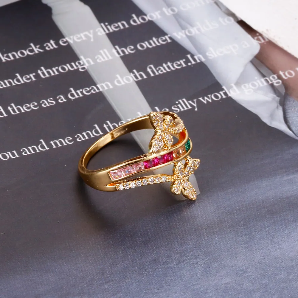 "I'm growing" Butterfly Ring sold by SARAH'S WHISPER product image thumbnail 3