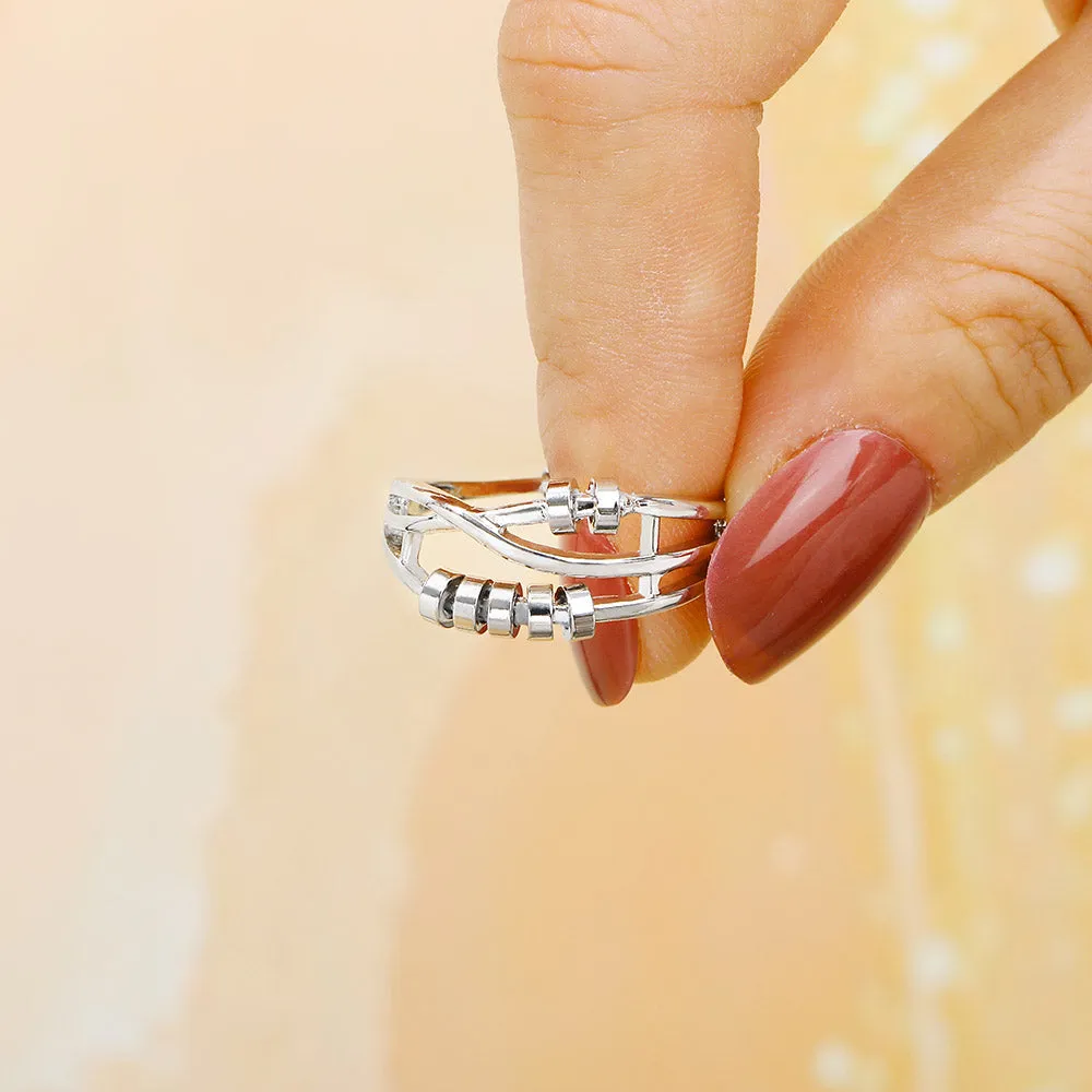 To My Beloved Granddaughter "You are not alone" Anxiety Ring sold by SARAH'S WHISPER product image thumbnail 4