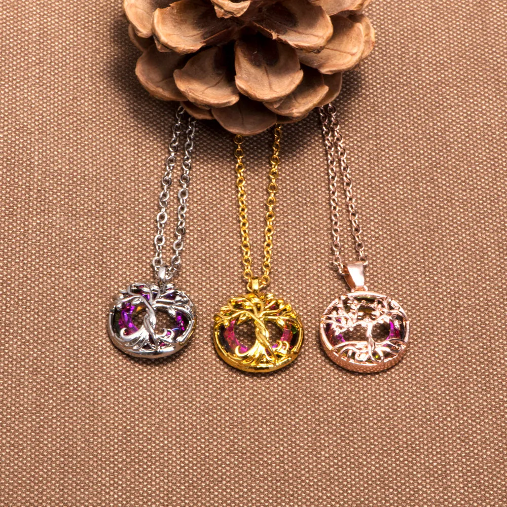 To My Granddaughter "We are strong together" Tree Necklace sold by SARAH'S WHISPER product image thumbnail 5