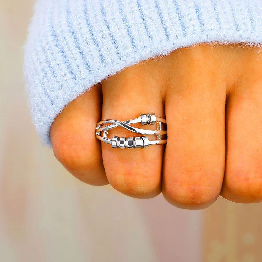 To My Beloved Granddaughter "You are not alone" Anxiety Ring sold by SARAH'S WHISPER product image thumbnail 3