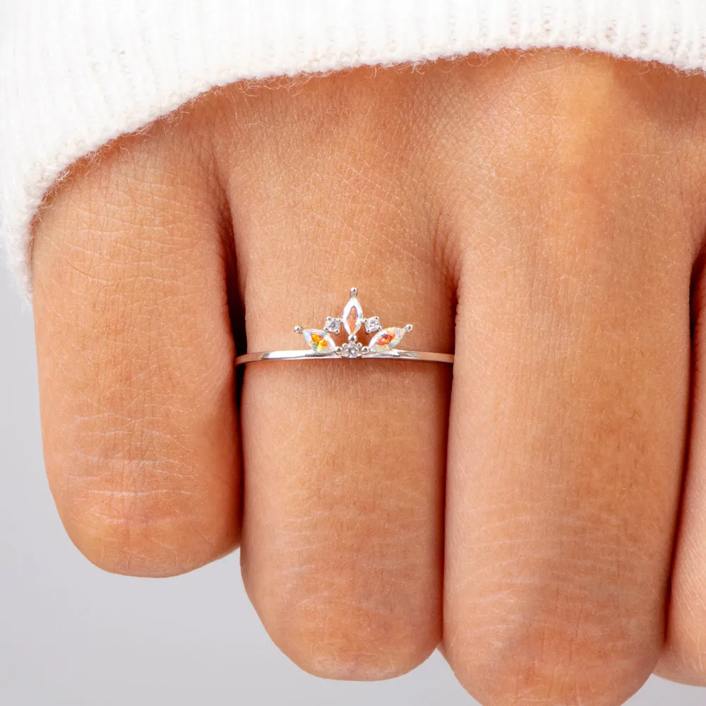 To My Granddaughter "Straighten your Crown" Crown Ring sold by SARAH'S WHISPER product image thumbnail 3