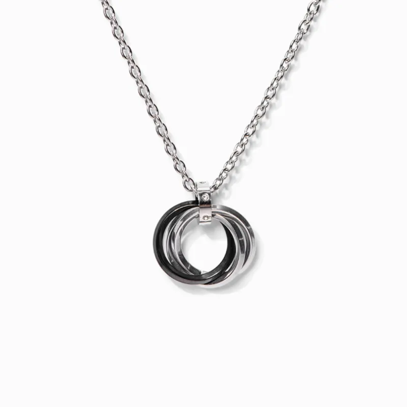 To My Son “Three inspirational rings." Pendant Necklace sold by SARAH'S WHISPER