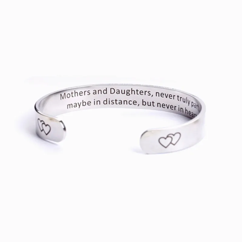 To My Mother or Daughter Bangle sold by SARAH'S WHISPER