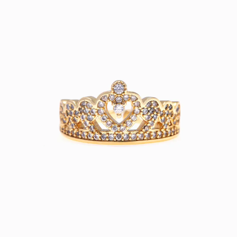 To My Granddaughter "Loving You" Comma Crown Ring sold by SARAH'S WHISPER