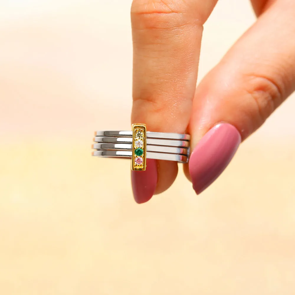 To My Daughter "Follow your heart" Dot Ring sold by SARAH'S WHISPER product image thumbnail 4