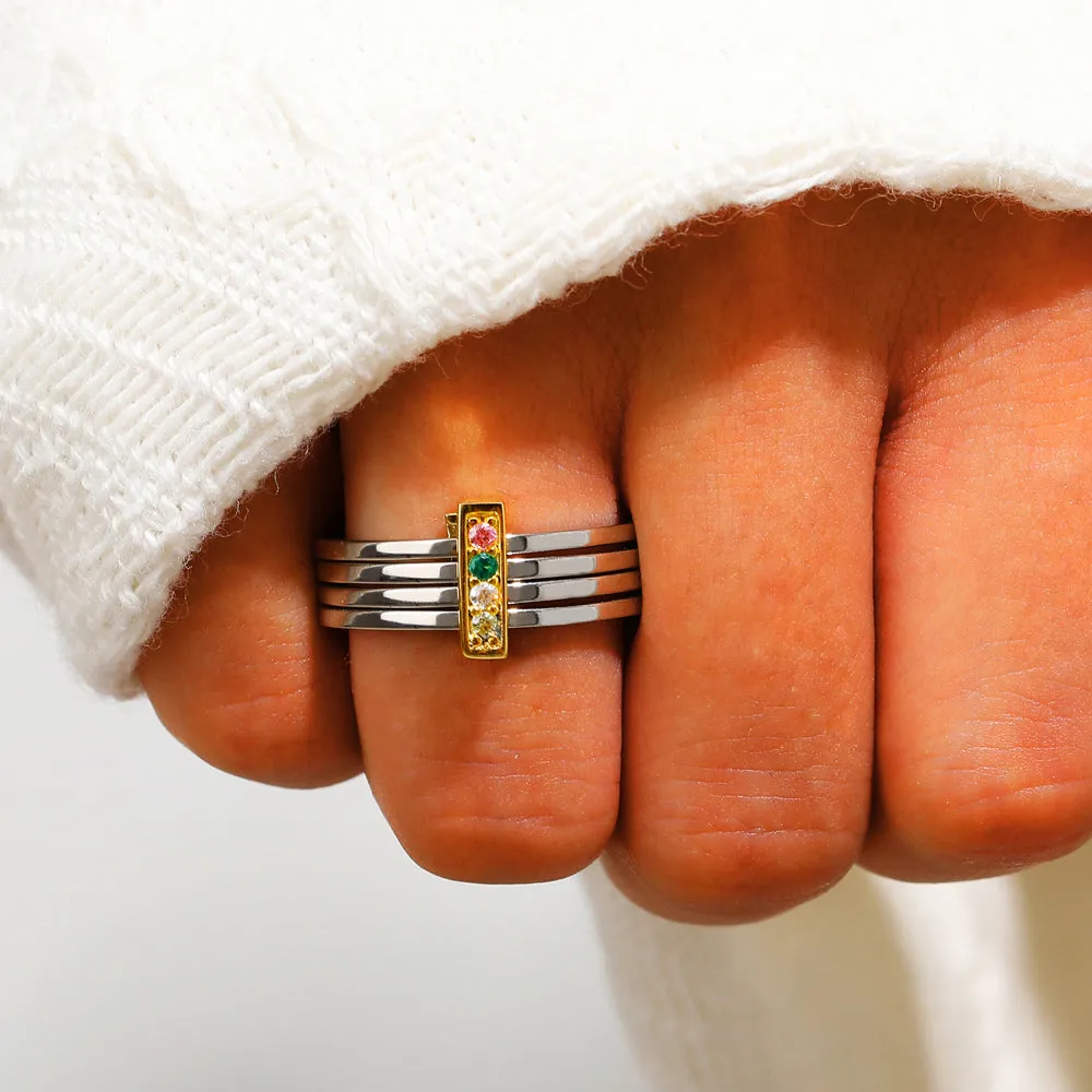 To My Daughter "Follow your heart" Dot Ring sold by SARAH'S WHISPER product image thumbnail 3