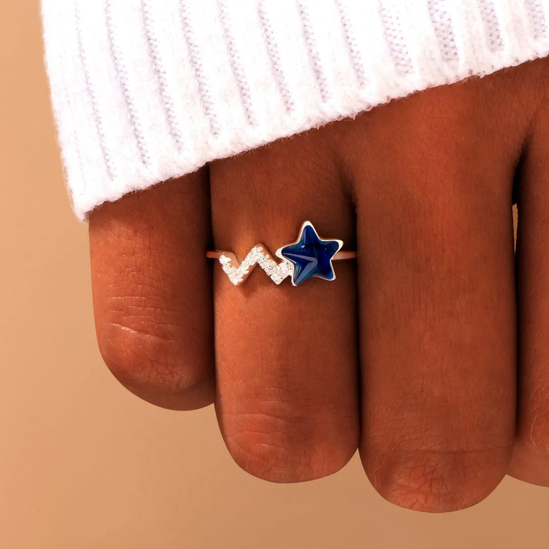 "I will be there for you through them all" Sterling Silver Adjustable Ring sold by SARAH'S WHISPER product image thumbnail 3