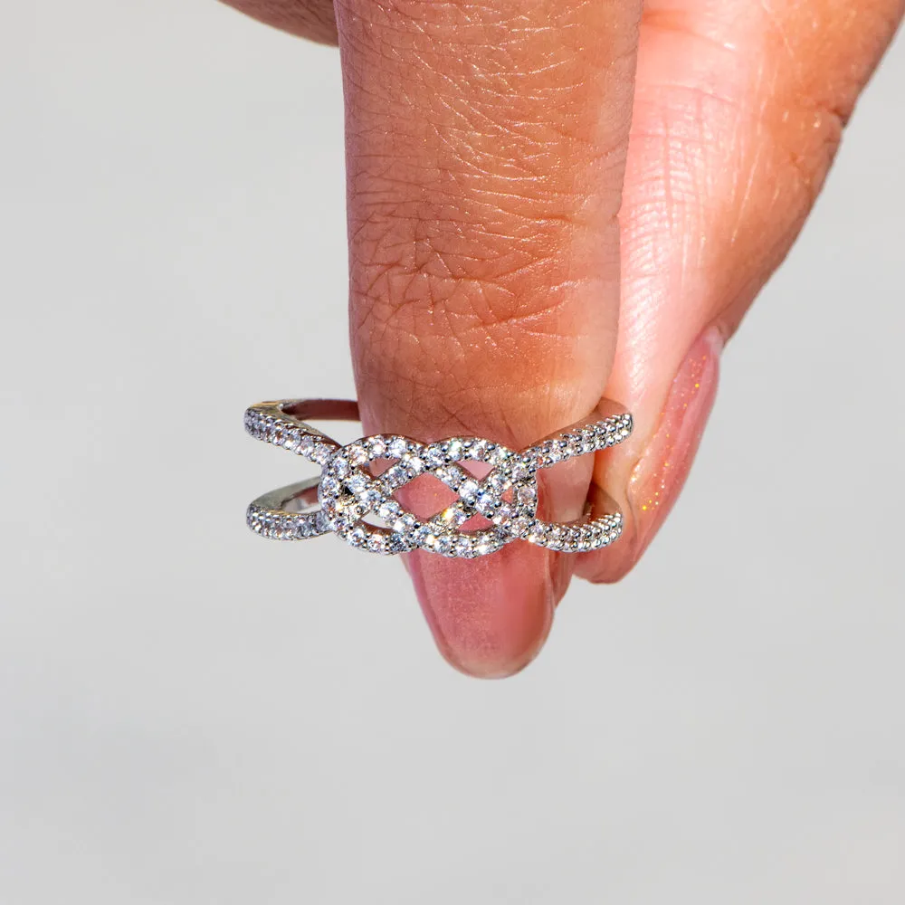 To My Daughter "Never forget how strong you are" Knot Ring sold by SARAH'S WHISPER product image thumbnail 4