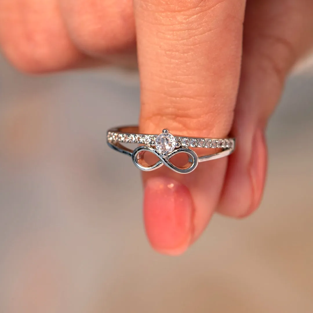 To My Wife "I will love you until infinity runs out." Ring sold by SARAH'S WHISPER product image thumbnail 4