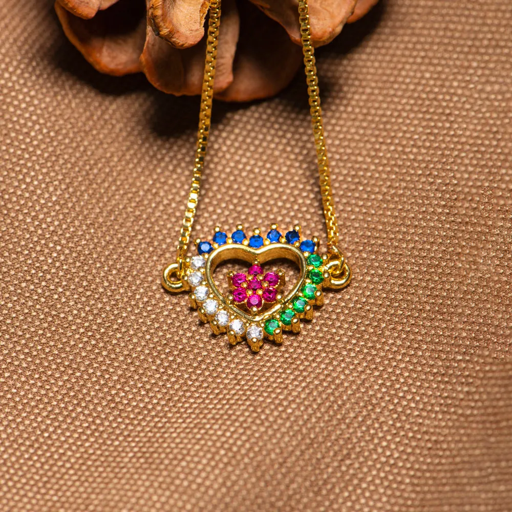 To My Daughter "Always love you" Heart Bracelet sold by SARAH'S WHISPER product image thumbnail 4