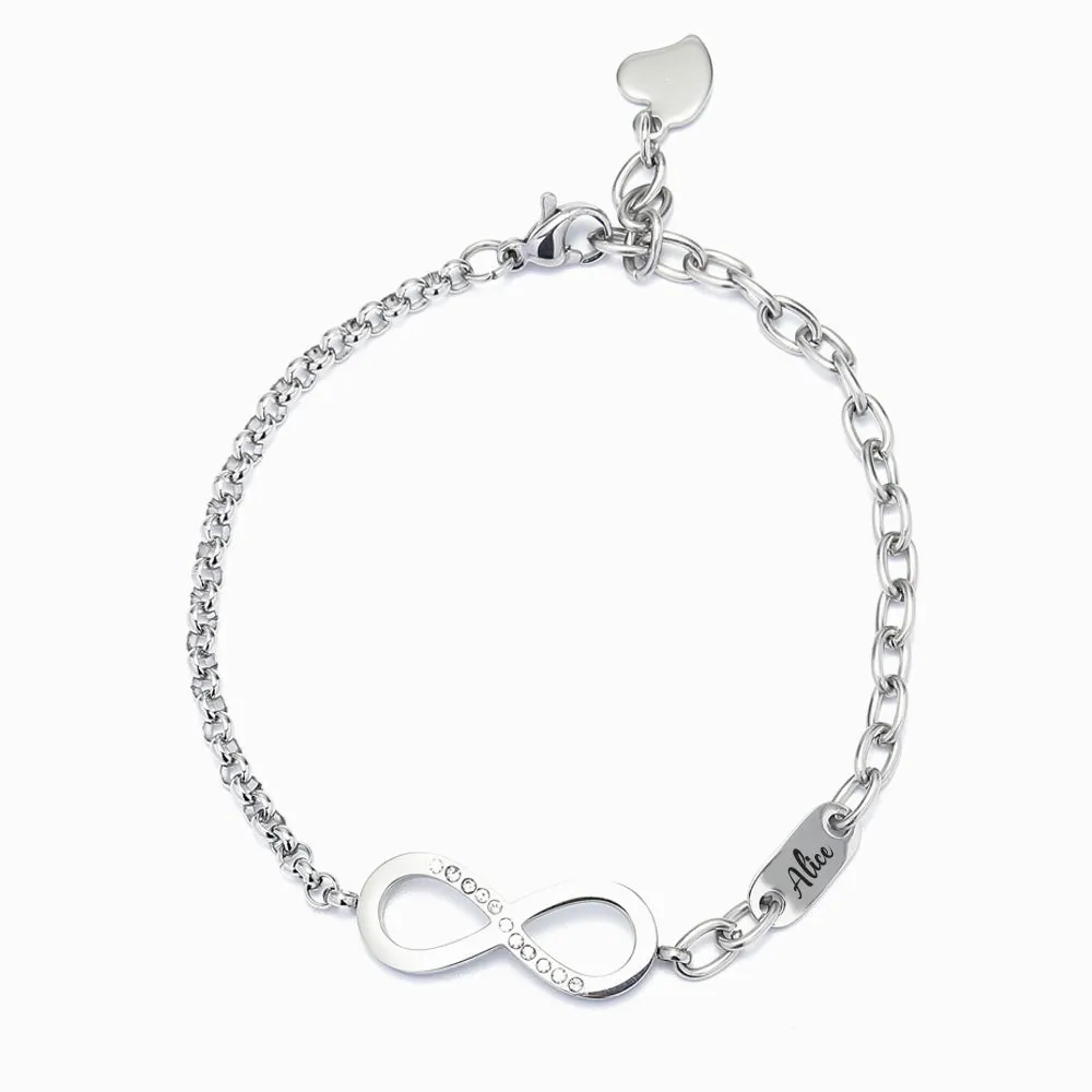 To My Granddaughter "Until infinity runs out" Infinity Bracelet sold by SARAH'S WHISPER