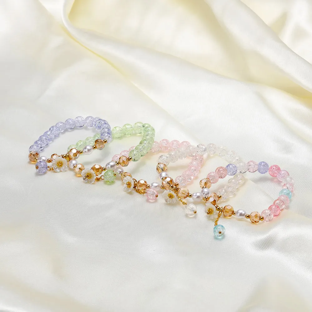 To My Granddaughter "You bloom like a flower" Flower Bracelet sold by SARAH'S WHISPER product image thumbnail 5