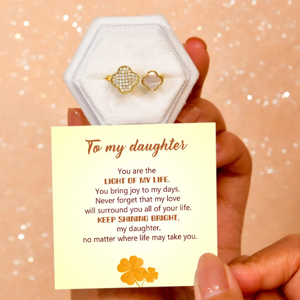 To My Daughter "Keep shining" Star Ring sold by SARAH'S WHISPER product image thumbnail 2