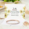 To My Sister "Forever & Always" Bracelet sold by SARAH'S WHISPER