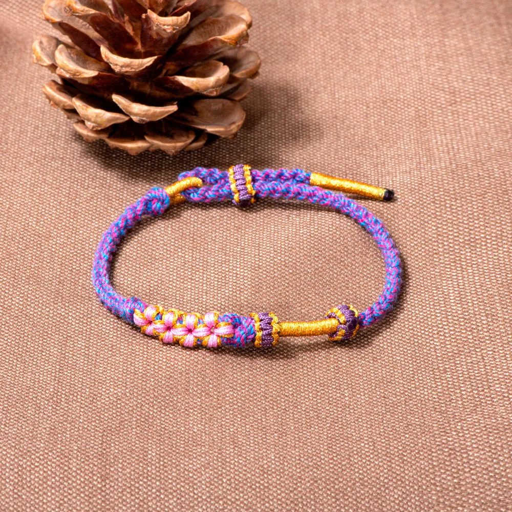 To My Granddaughter "A link that can never be undone" Cherry Knot Bracelet sold by SARAH'S WHISPER product image thumbnail 4