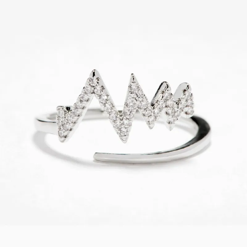 To My Wife "I will love you through all the ups and downs" Adjustable Ring sold by SARAH'S WHISPER