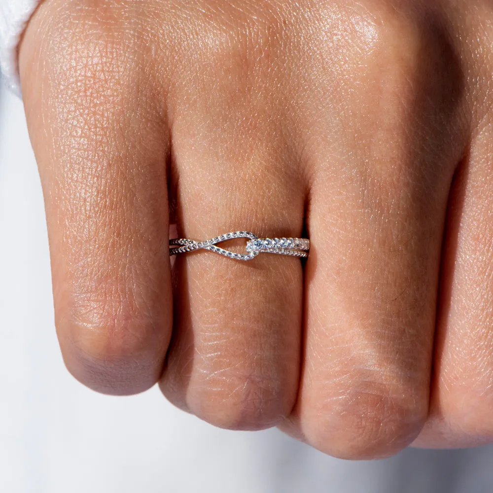 To My Daughter "The knot that ties a mother and daughter" Tight Knot Ring sold by SARAH'S WHISPER product image thumbnail 3