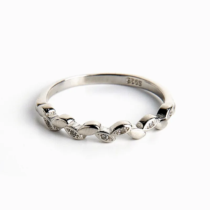 To My Daughter "You will never outgrow my love" Leaves Ring sold by SARAH'S WHISPER