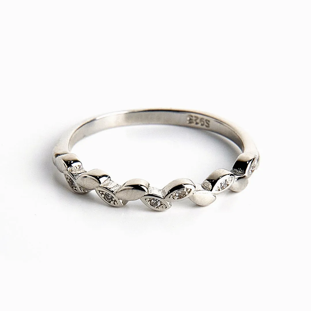 To My Daughter "You will never outgrow my love" Leaves Ring sold by SARAH'S WHISPER