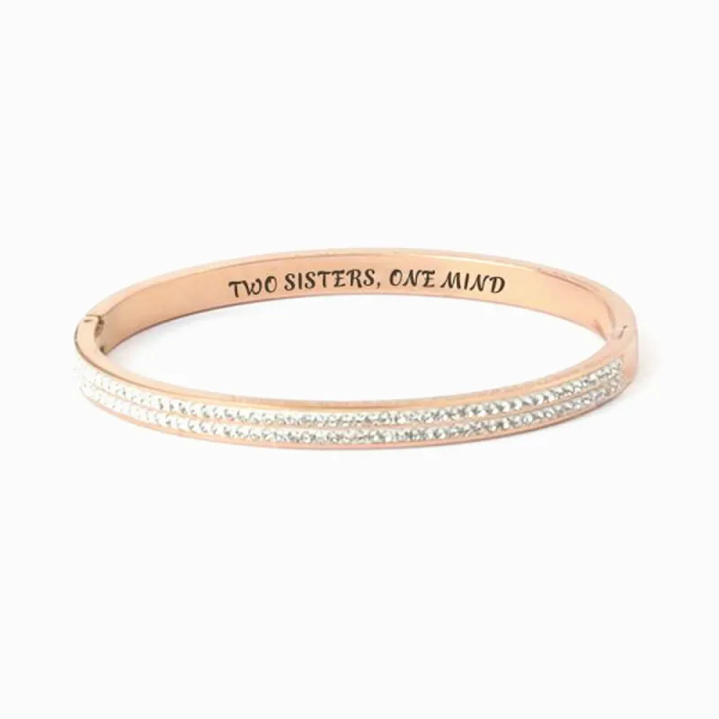 To My Sister "Two sisters, one mind" Bracelet sold by SARAH'S WHISPER