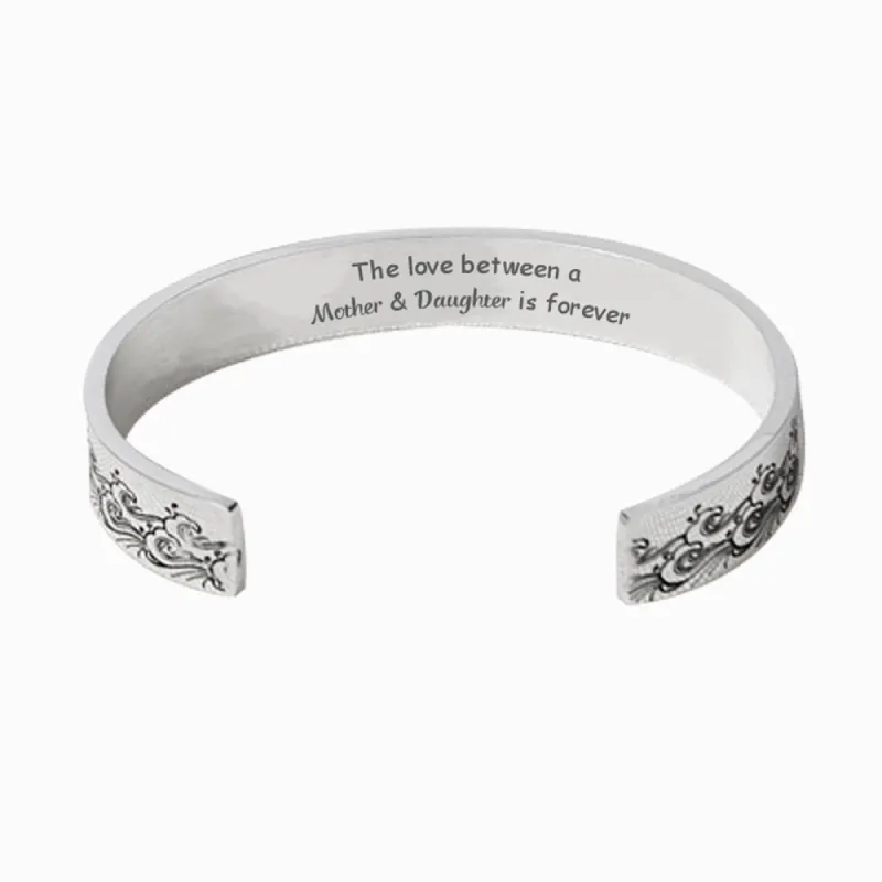 To My Daughter "The love between a Mother Daughter is forever" Ocean Wave Bracelet sold by SARAH'S WHISPER