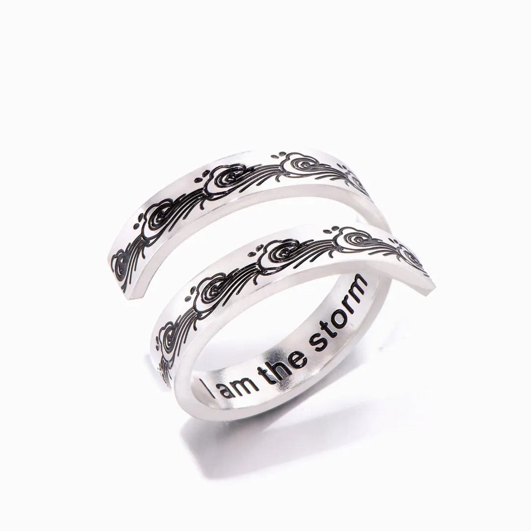 "To my Daughter "I Am The Storm" Adjustable Ring sold by SARAH'S WHISPER