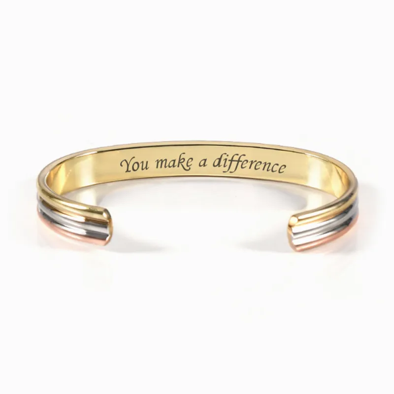 To My Daughter "You make a difference" Bracelet sold by SARAH'S WHISPER