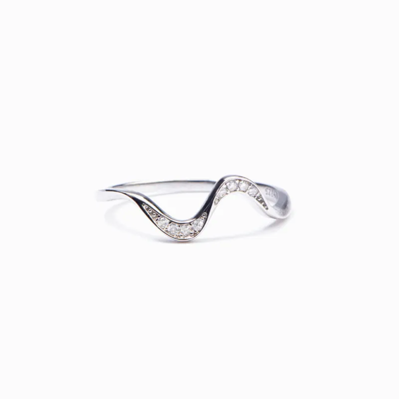 To My Ride or Die "Be there for you" Wave Ring sold by SARAH'S WHISPER
