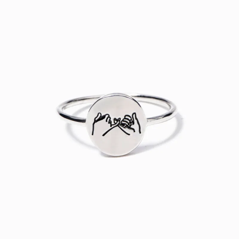 To My Ride or Die "Ride or Die Pinky Promise" Ring sold by SARAH'S WHISPER