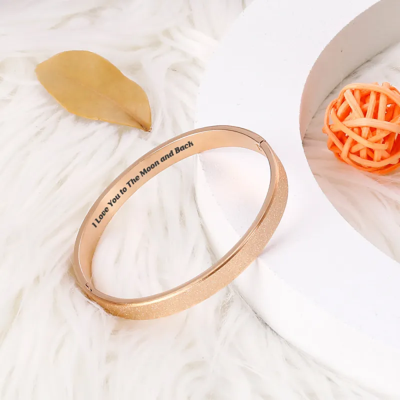 To My Granddaughter "I love you to the moon and back." Love Bracelet sold by SARAH'S WHISPER