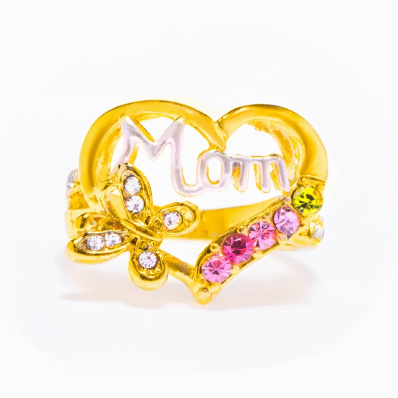To My Mother "The love between a Mother and Daughter is forever" Mom Ring sold by SARAH'S WHISPER