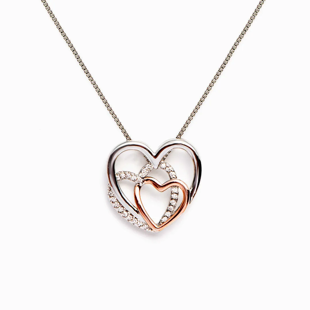 To Our Granddaughter "You will never outgrow our hearts" Family Necklace sold by SARAH'S WHISPER