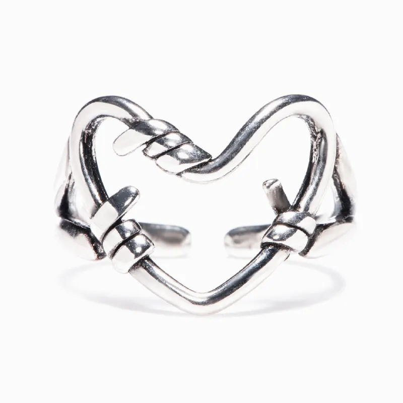 To My Granddaughter "You will never outgrow my heart" Holding Heart Ring sold by SARAH'S WHISPER