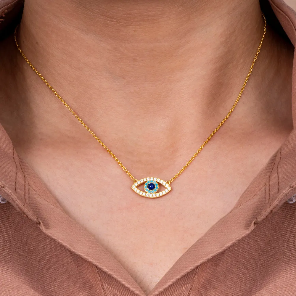 "Protect You" Evil Eye Necklace sold by SARAH'S WHISPER product image thumbnail 3