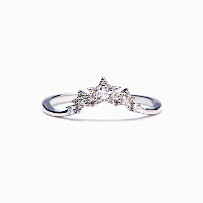 To My Daughter "You are a queen ordained by the stars" Crown Ring sold by SARAH'S WHISPER
