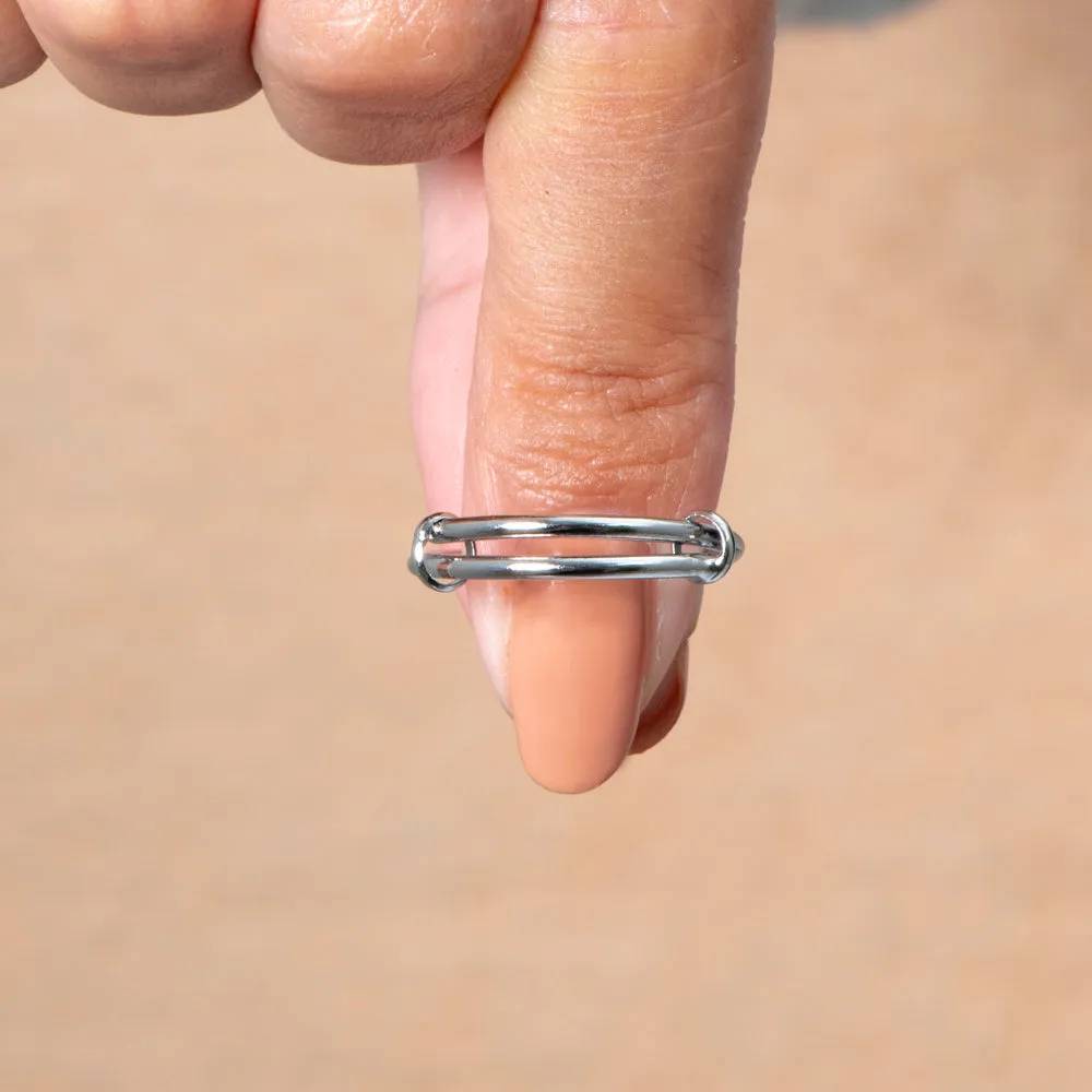 To My Daughter "A link that can never be undone" Ring sold by SARAH'S WHISPER product image thumbnail 4