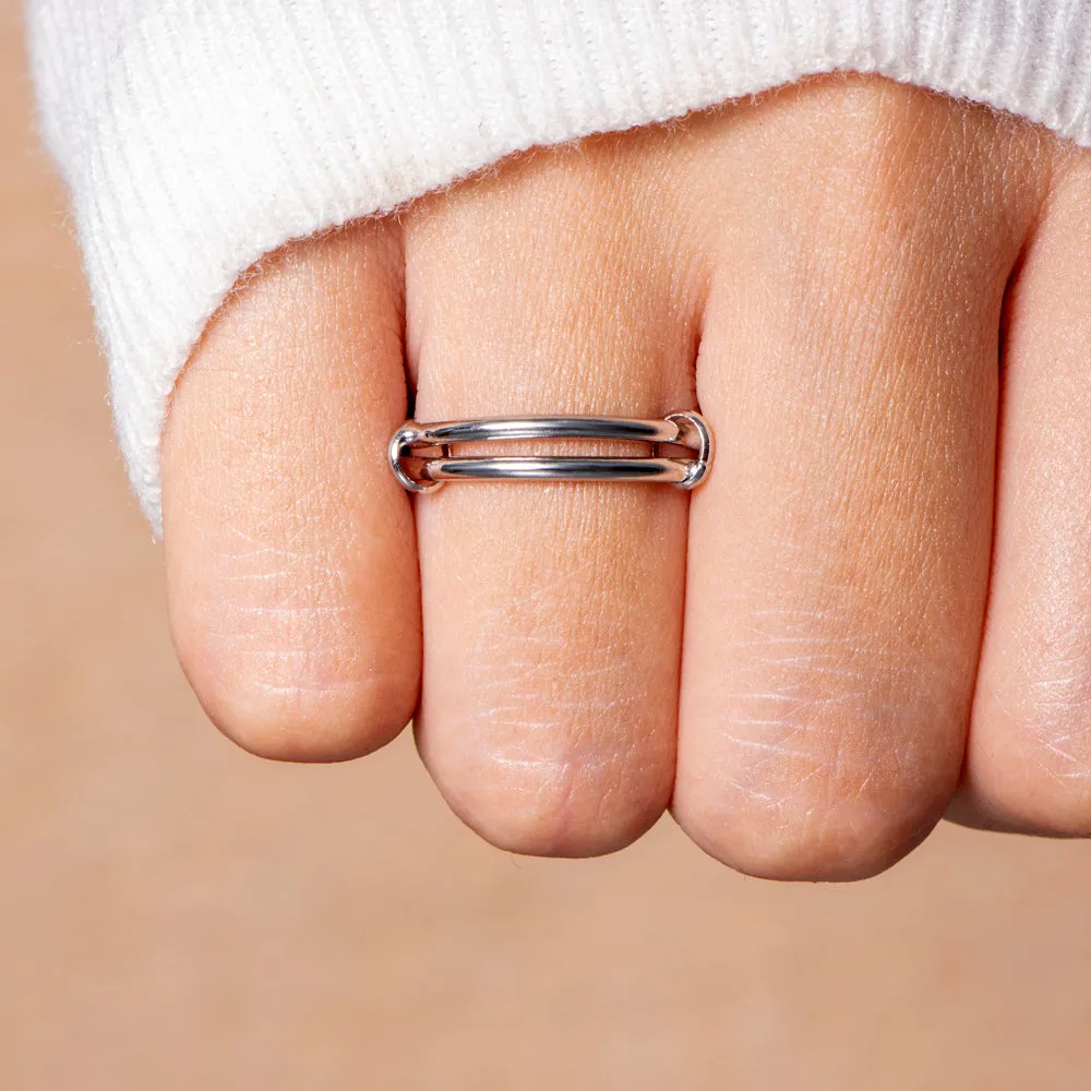 To My Daughter "A link that can never be undone" Ring sold by SARAH'S WHISPER product image thumbnail 3