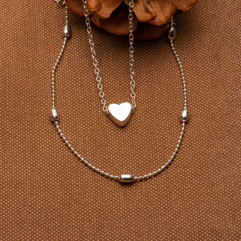To My Granddaughter "You will always be in my heart" Heart Anklet sold by SARAH'S WHISPER product image thumbnail 5