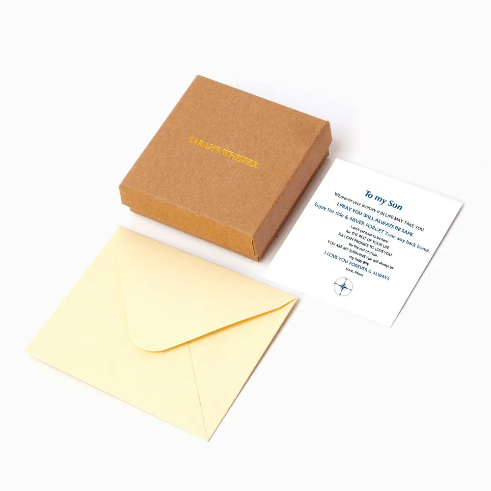 To My Son "FOREVER & ALWAYS" Men's Bracelet sold by SARAH'S WHISPER product image thumbnail 5