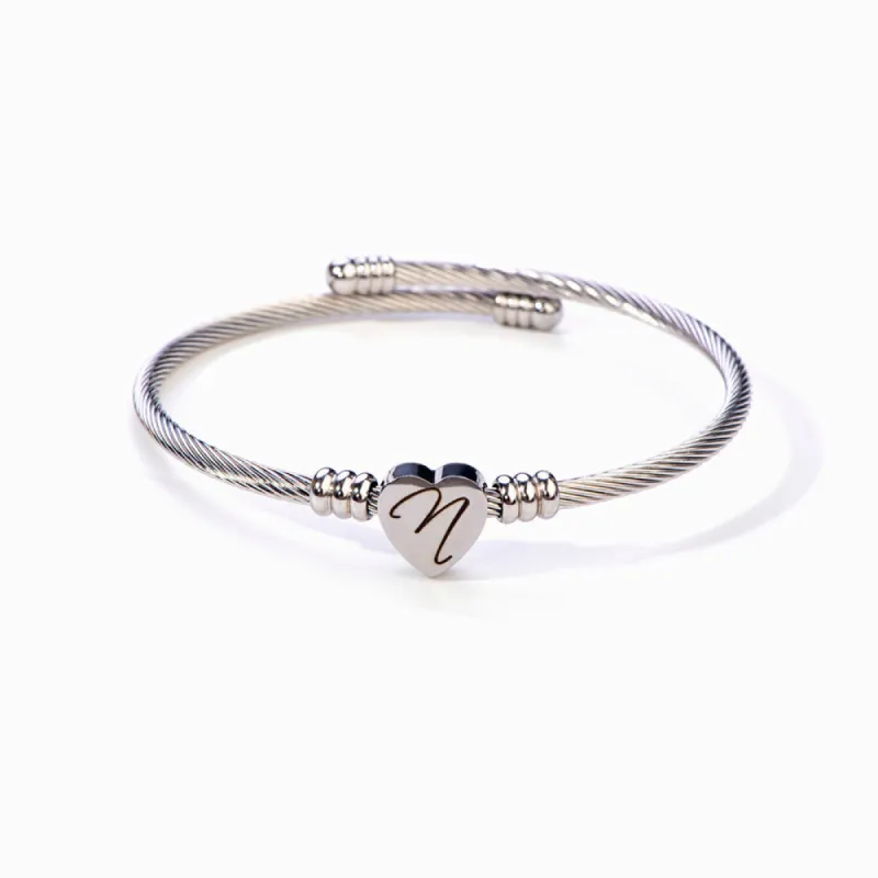 To My Granddaughter "Always in my heart" Heart Bracelet sold by SARAH'S WHISPER