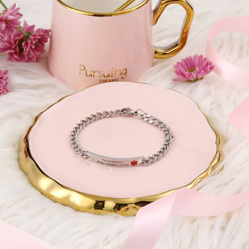 To My Daughter "The Love between a Mother Daughter is Forever" Bracelet sold by SARAH'S WHISPER product image thumbnail 4