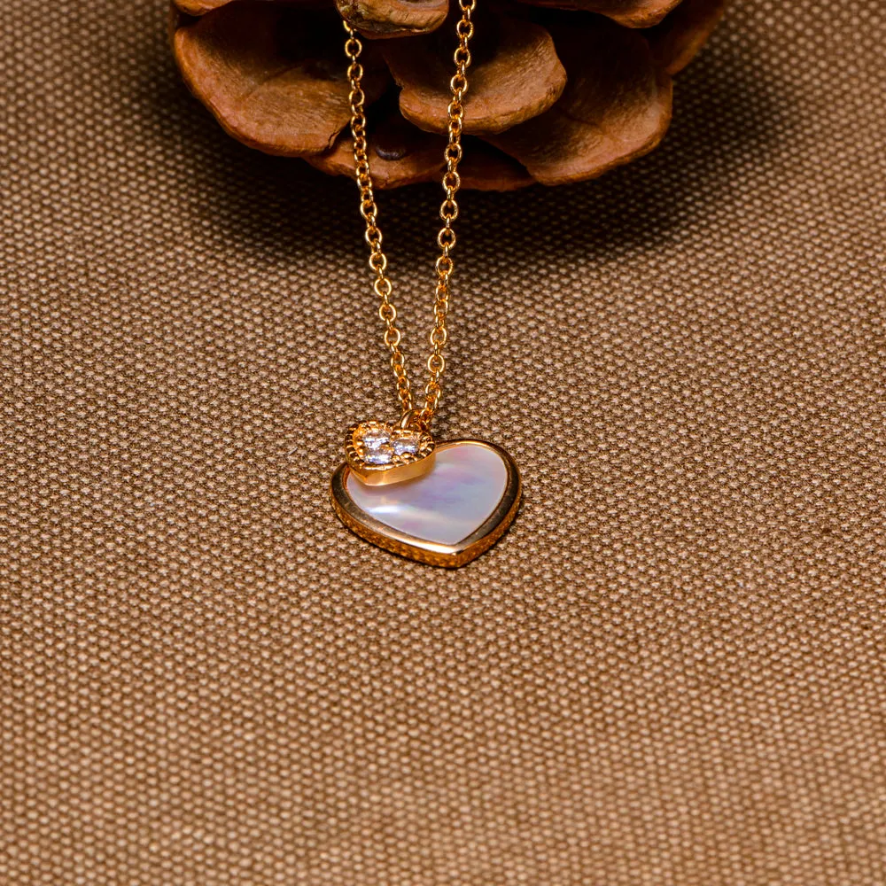 To My Granddaughter "Love Forever" Double Heart Necklace sold by SARAH'S WHISPER product image thumbnail 5