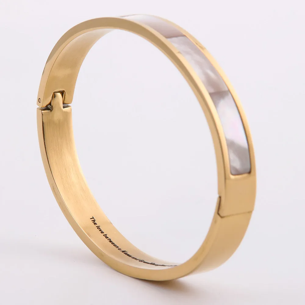 To My Granddaughter "the love between a Nana and granddaughter is forever" Bracelet sold by SARAH'S WHISPER product image thumbnail 5